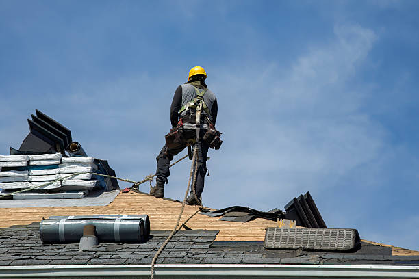Professional Roof Repair technician working in North Eastham, MA